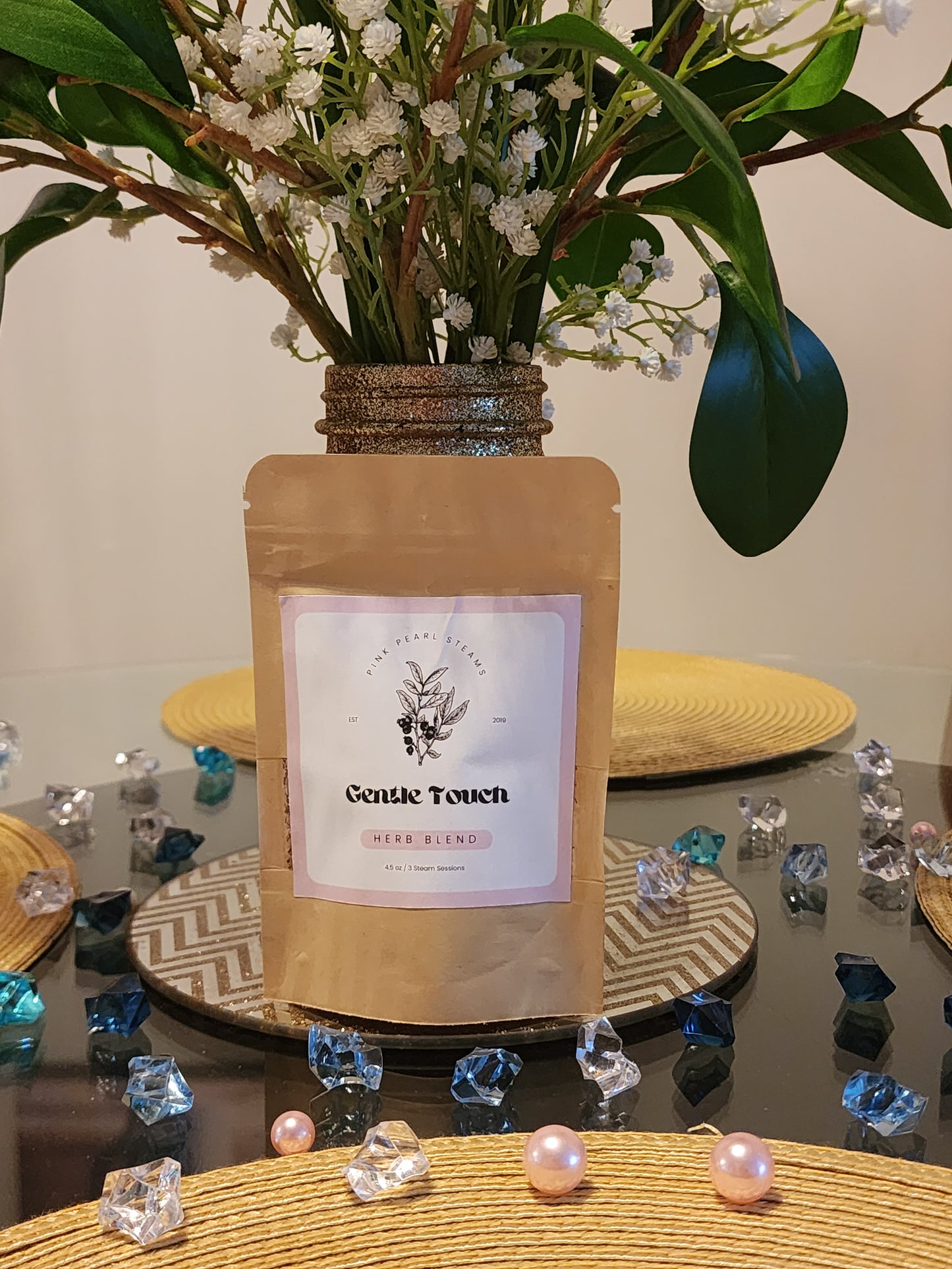 Gentle Touch Pink Pearl Steam Herbs