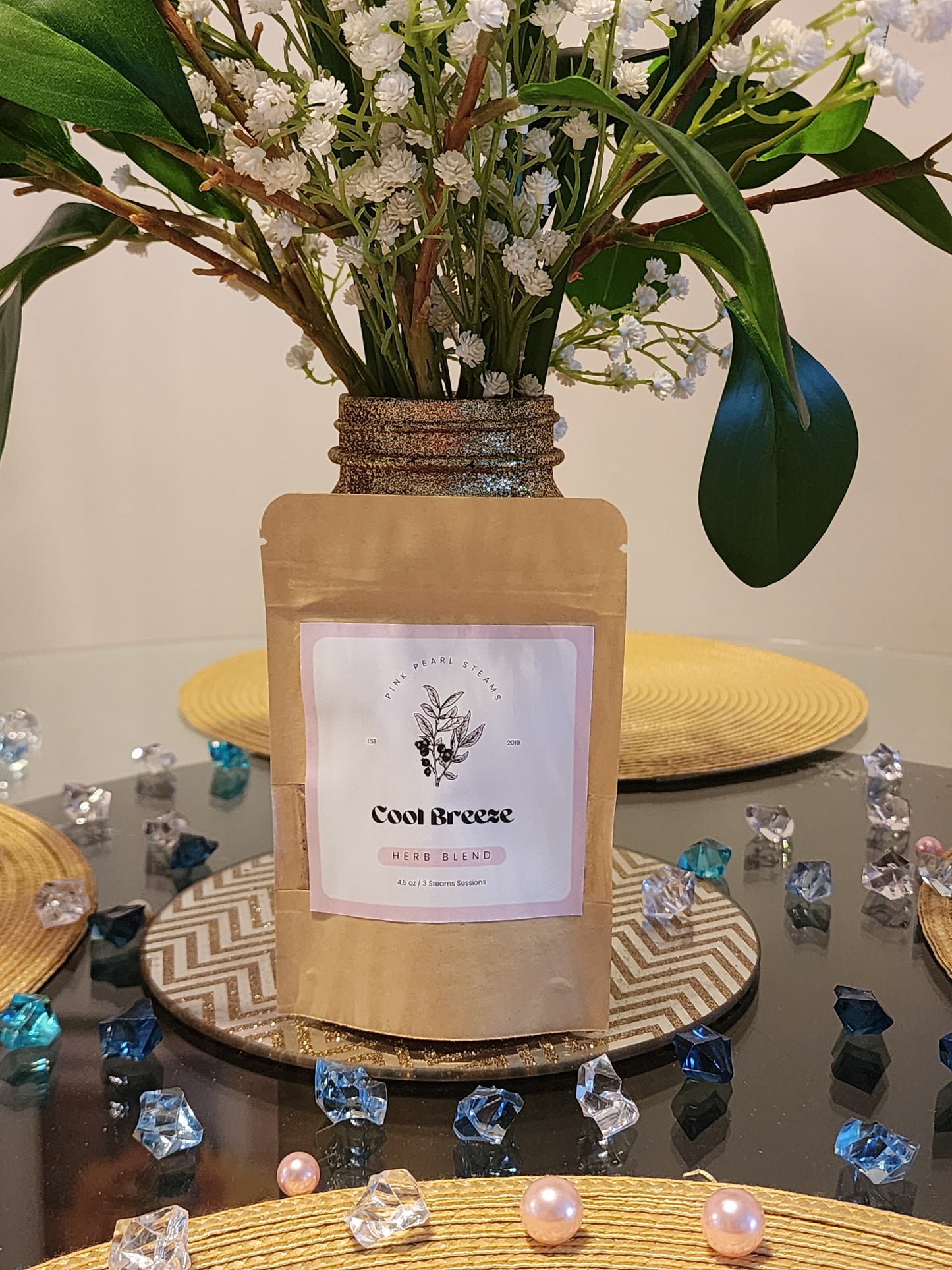 Cool Breeze Pink Pearl Steam Herbs