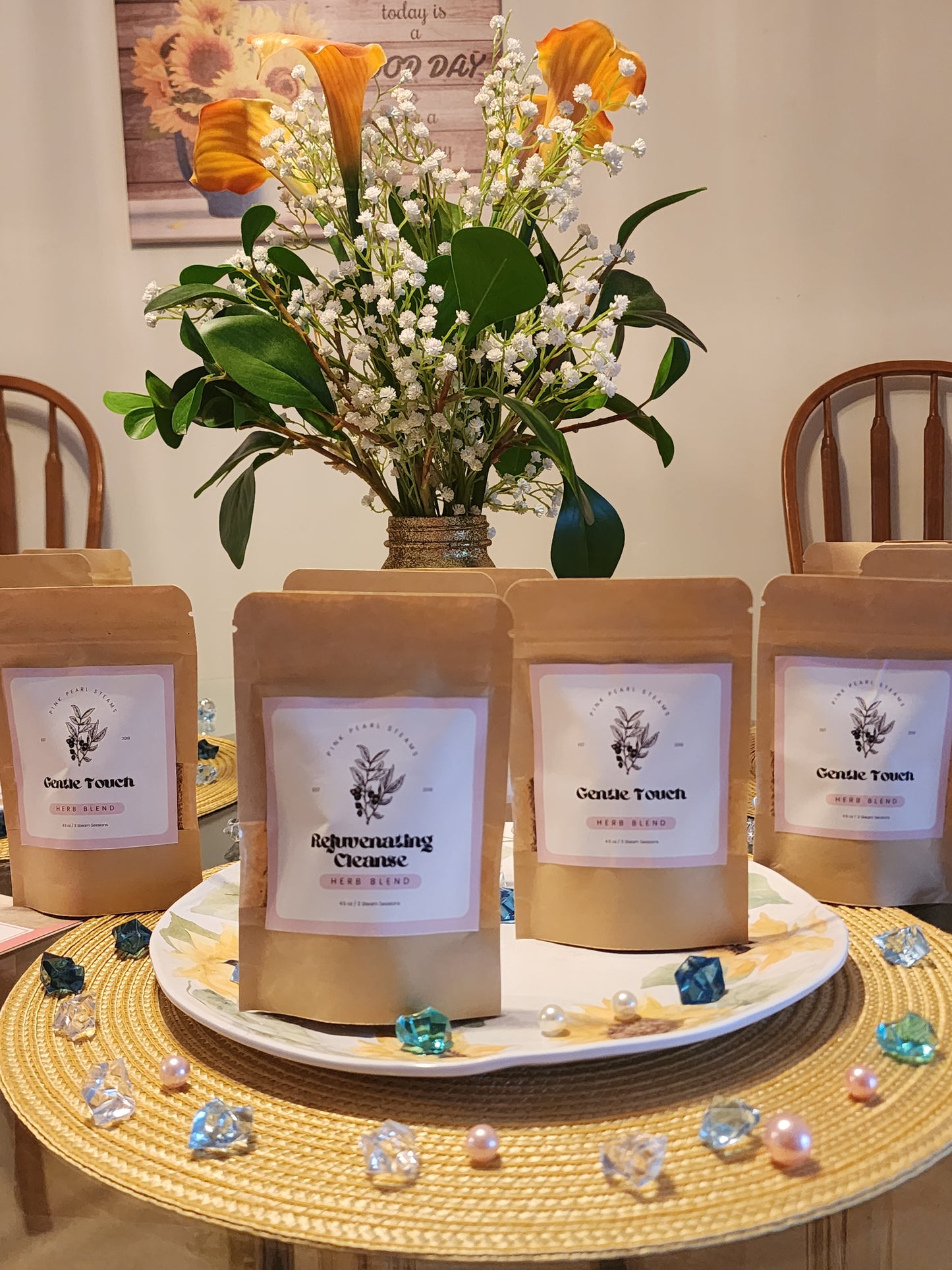 Rejuvenating Cleanse Pink Pearl Steam Herbs